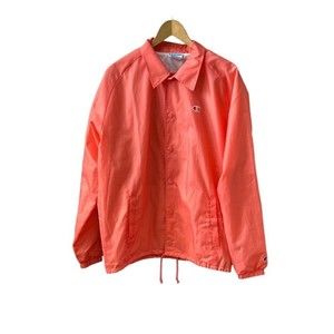Champion Wind Breaker Full Zip Jacket Coral Size Large